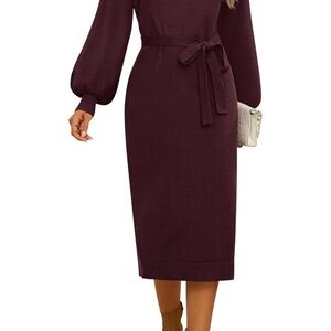 Mirol Wine Dress NWT Size XL